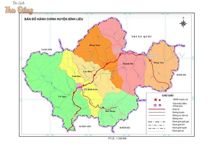 Bản đồ du lịch Bình Liêu