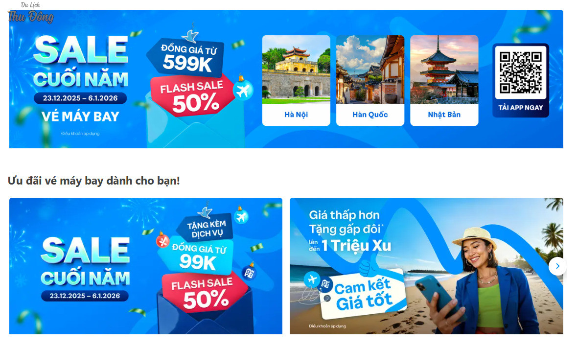 Ưu đãi của Traveloka