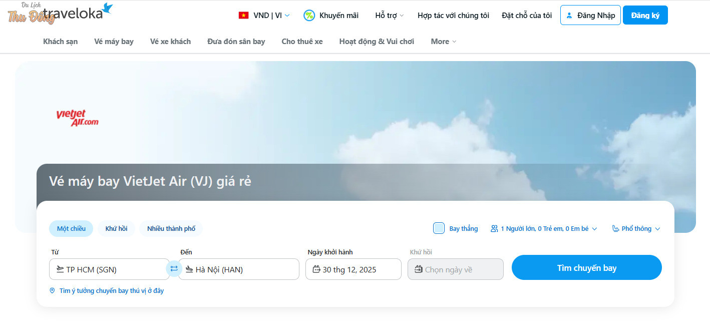 Vé máy bay Tết Vietjet